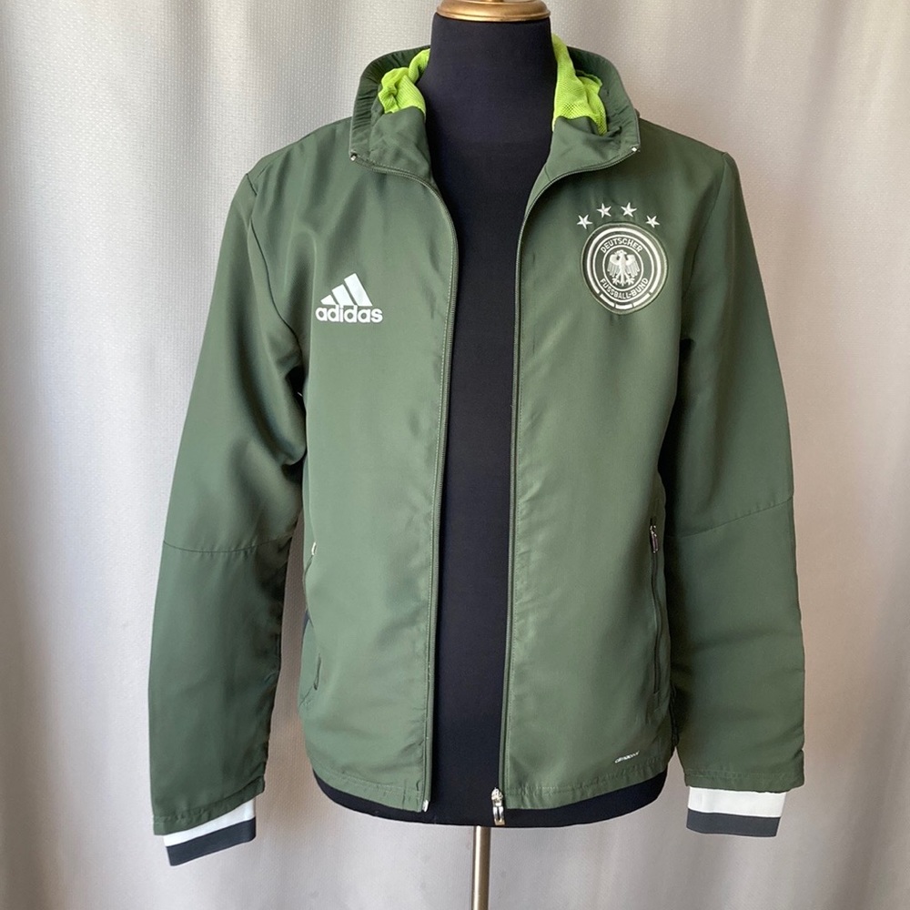 Germany Adidas Full Zip Training Windbreaker Jacket